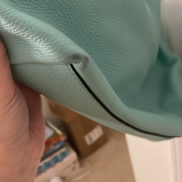 Kate Spade Aqua Leather Tote Bag - Picture 13 of 13